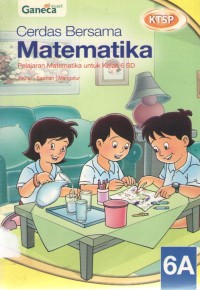 Image of Cerdas Bersama Matematika 6A : KTSP