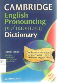 Image of Cambridge English Pronouncing Dictionary